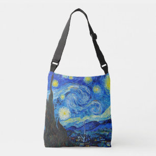Cool Starry Night Vincent Van Gogh Gemälde Tragetaschen Mit Langen Trägern