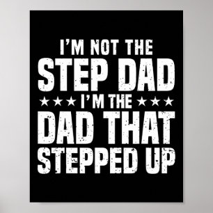 Cool Step up Vater for Men Pater World#39;s Best S Poster
