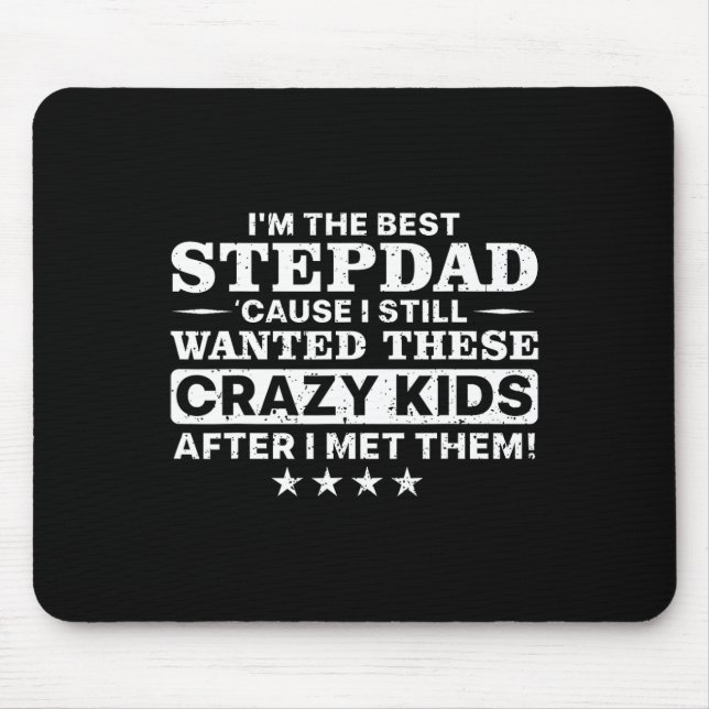 Cool Stepdad für Männer Vater Step Vater Parenthot Mousepad (Vorne)