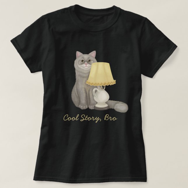 Cool story brate cat T - Shirt (Design vorne)
