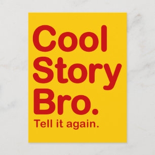 Cool Story Bro. Postkarte