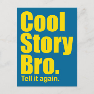Cool Story Bro. Postkarte