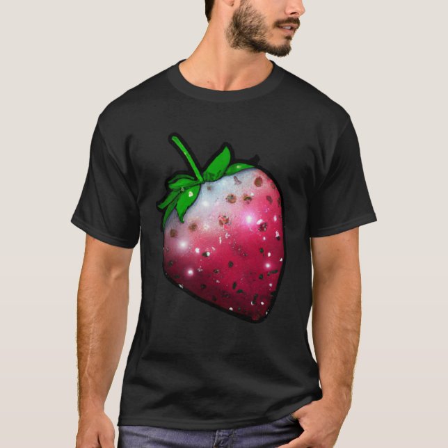 Cool strawberry fruit art strawberry  farmer 2 T-Shirt (Vorderseite)