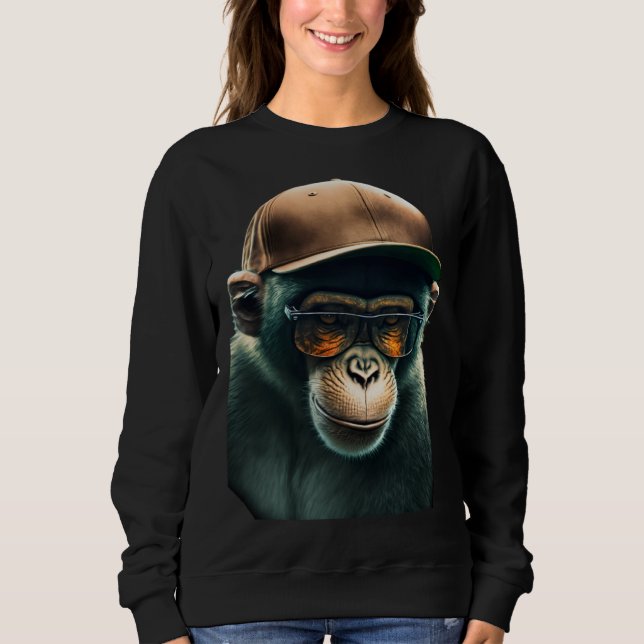 Cool Street Wear Chimp Sweatshirt (Vorderseite)