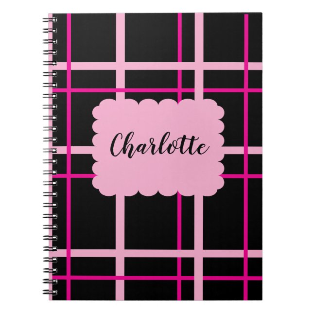 Cool Striped Pattern Notizblock (Vorderseite)