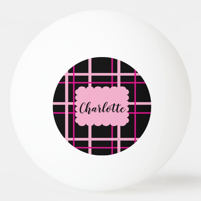 Cool Striped Pattern Tischtennisball (Vorderseite)