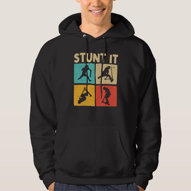 Cool Stunt Scooter For Men Women Scootering Scoote Hoodie (Vorderseite)