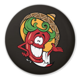cool Südwestliche Paprika-Dekoration Keramikknauf