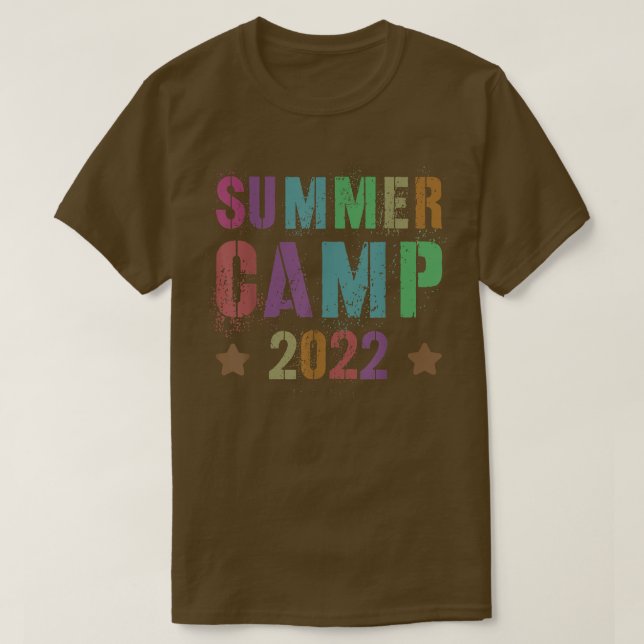 Cool SUMMER CAMP 2022 for Friends & Mates to Sign  T-Shirt (Design vorne)