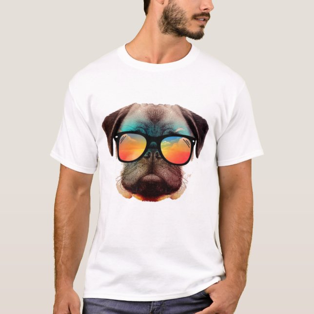 Cool Summer Dog T-Shirt (Vorderseite)