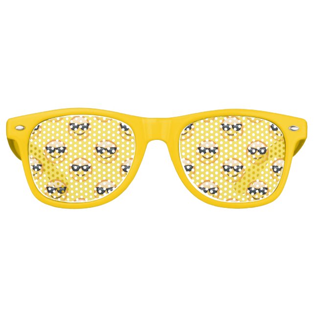 Cool Sunglasses Emoji Sonnenbrille (Vorderseite)