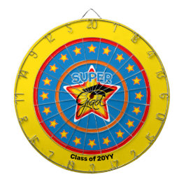 Cool Super Grad - Abschluss Dartboard personalisie Dartscheibe