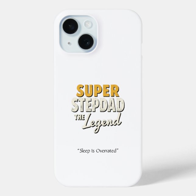 Cool Super Step Dad the Legend Phone Case Dad Gift (Rückseite)
