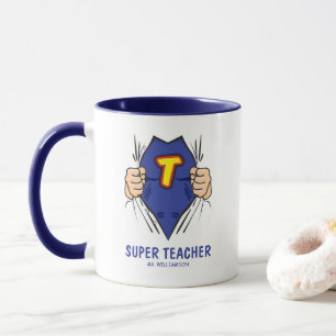 Cool Superheldlehrer Tasse