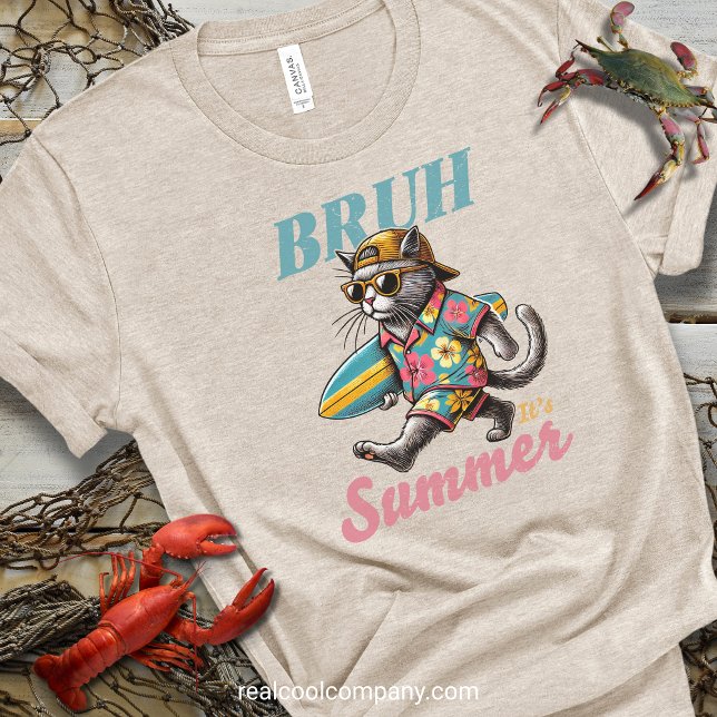 Cool Surfer T - Shirt Bruh Sommer (Von Creator hochgeladen)