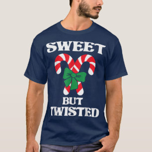 Cool süß aber gefickt Candy Cane Weihnachten T-Shirt