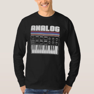 Cool Synthesizer Analog Acid Machine Nerd Synth 80 T-Shirt