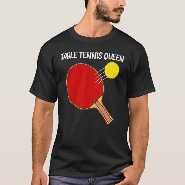 Cool Table Tennis For Women Girls Ping Pong Sport  T-Shirt (Vorderseite)