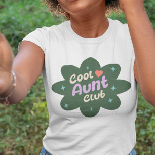 Cool Tante Club Retro Vibes Geschenk für Tante Tri-Blend Shirt