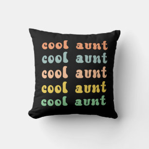 Cool Tante Modernes Retro Niedliche Geschenke für Kissen