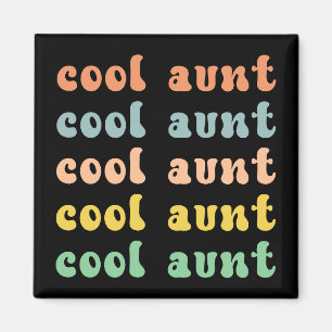 Cool Tante Modernes Retro Niedliche Geschenke für Magnet