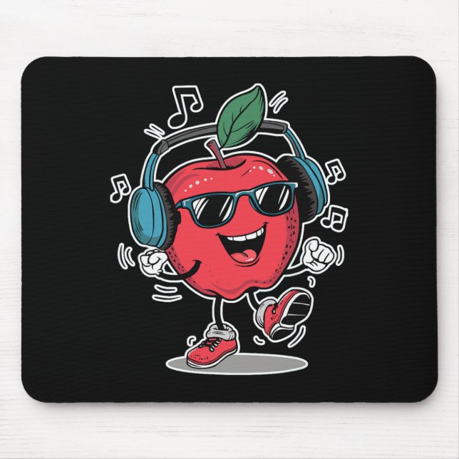 Cool Tanzappel Mousepad (Vorne)