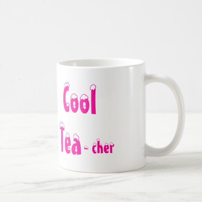 Cool Teacher Tasse pink lustig (Rechts)
