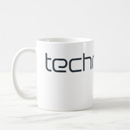 Cool Technotext Techno Text Kaffeetasse