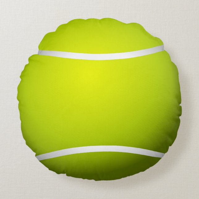 Cool Tennis Ball Rundes Kissen (Vorderseite)
