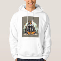 "Cool Tiger Hoodie - Einzigartiger grafischer Pull