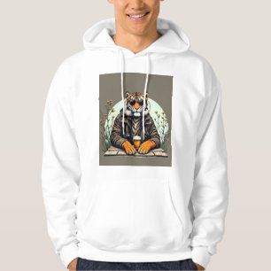 "Cool Tiger Hoodie - Einzigartiger grafischer Pull