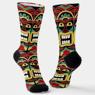 Cool Tiki Totem Socken