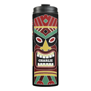 Cool Tiki Totems individuelle Name tumbler Thermosbecher