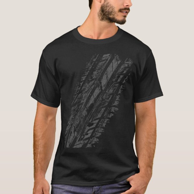 Cool Tire Tread Texture  T-Shirt (Vorderseite)