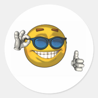 Cool - Ton Runder Aufkleber