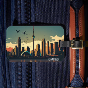Cool Toronto Canada Skyline Gepäckanhänger