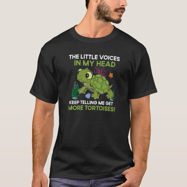 Cool Tortoise For Aquatic Land Reptile T-Shirt (Vorderseite)