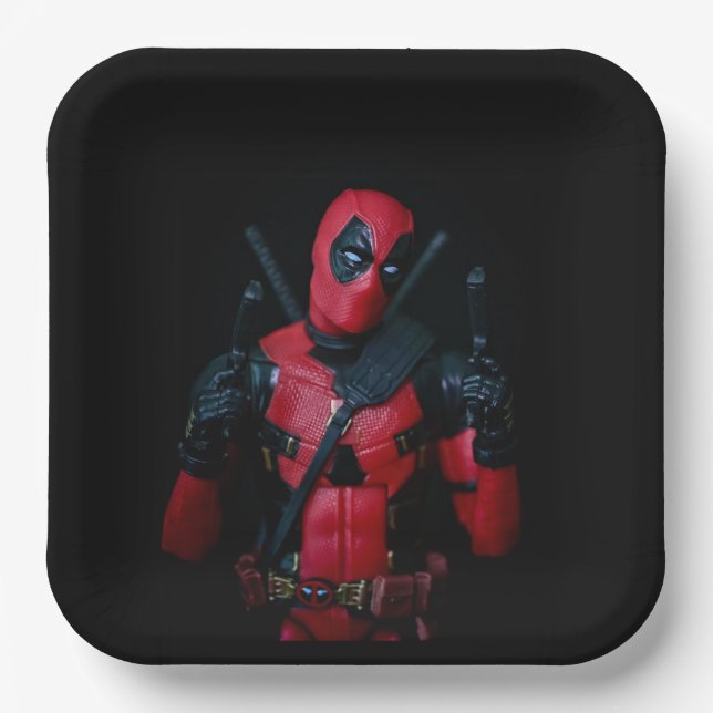 Cool Toy Super Hero Pappteller (Vorderseite)