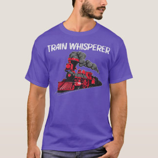 Cool Train Gift For Men Women Railroad Public T-Shirt