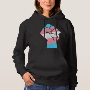 Cool Transgender Fist Pride Rights Lgbt Transexua Hoodie