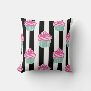 Cool Trendy Black and Wite Kissen