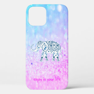 Cool Trendy Bokeh Elephant Case-Mate iPhone Case