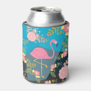 Cool Trendy Chic Niedlich Pink Girly Floral Flamin Dosenkühler