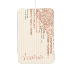Cool Trendy Pink Glitzer Autolufterfrischer