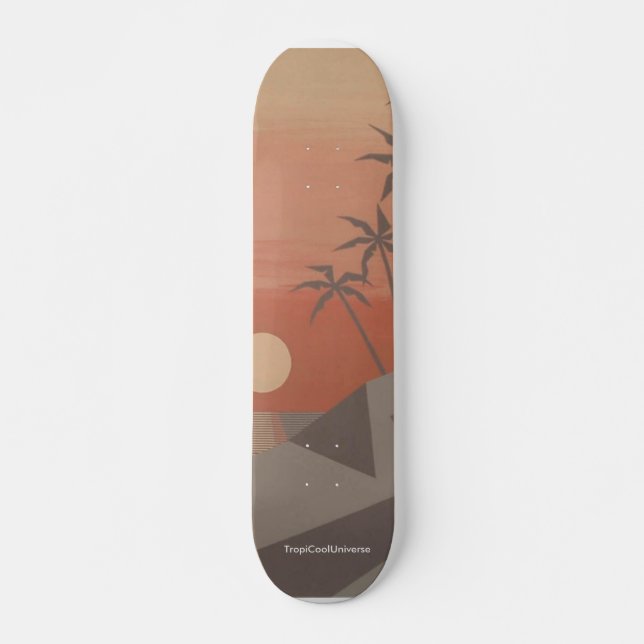 COOL TROPICS Skateboard (Vorne)