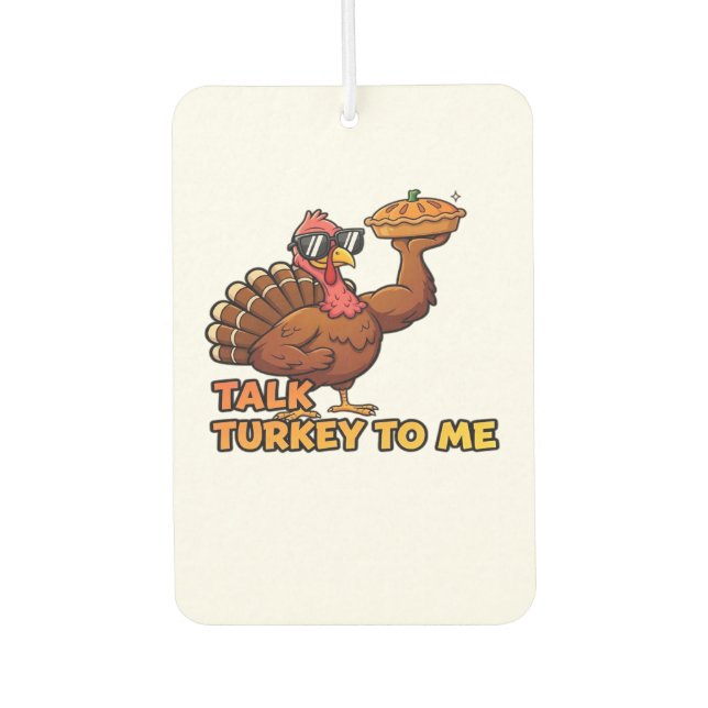 Cool Turkey Thanksgiving Funny Classic T-Shirt.png Autolufterfrischer (Vorderseite)