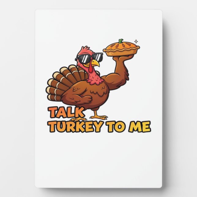 Cool Turkey Thanksgiving Funny Classic T-Shirt.png Fotoplatte (Vorderseite)