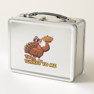 Cool Turkey Thanksgiving Lustiges Klassisches T-Sh Metall Brotdose
