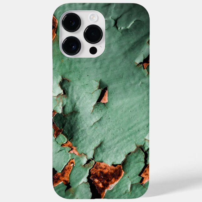 Cool türkisfarbenes Rostmetall Case-Mate iPhone Hülle (Rückseite)