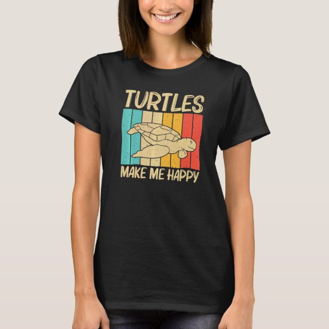 Cool Turtle For Men Women Sea Turtle Aquatic Anima T-Shirt (Vorderseite)